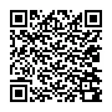 Código QR para número de teléfono +12034380336