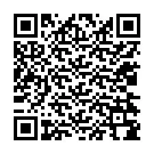 Kod QR dla numeru telefonu +12034384436