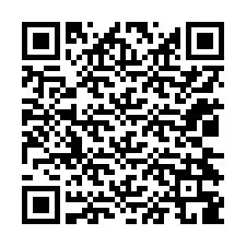 QR код за телефонен номер +12034389235