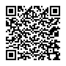 QR-koodi puhelinnumerolle +12034394145