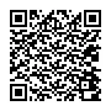 Kod QR dla numeru telefonu +12034400333