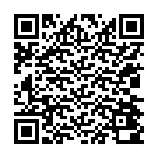 QR-code voor telefoonnummer +12034400334