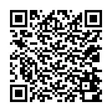 QR-koodi puhelinnumerolle +12034400529