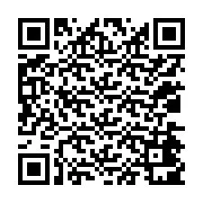 QR-koodi puhelinnumerolle +12034401858