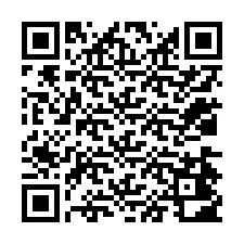 QR-koodi puhelinnumerolle +12034402109