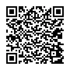 QR kód a telefonszámhoz +12034403237