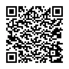 QR-код для номера телефона +12034403243