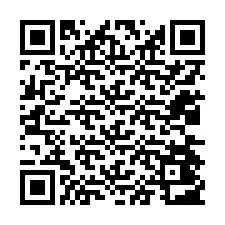 QR-код для номера телефона +12034403327