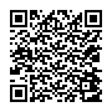 QR-koodi puhelinnumerolle +12034403329