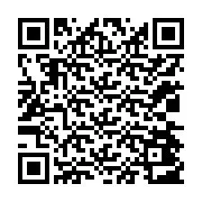 QR-koodi puhelinnumerolle +12034403331