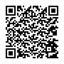 QR kód a telefonszámhoz +12034403742