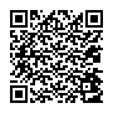 QR-koodi puhelinnumerolle +12034403743