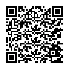 QR-koodi puhelinnumerolle +12034403744