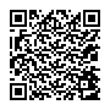 Kode QR untuk nomor Telepon +12034403745