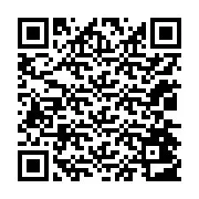 QR kód a telefonszámhoz +12034403775