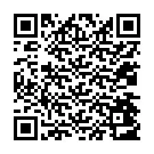 Código QR para número de telefone +12034403783