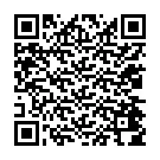 QR-koodi puhelinnumerolle +12034404996