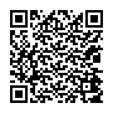 QR-код для номера телефона +12034407895