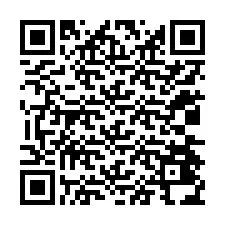 QR Code pour le numéro de téléphone +12034434330