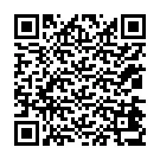 QR-koodi puhelinnumerolle +12034437811