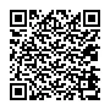 QR код за телефонен номер +12034437813