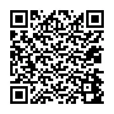 Kode QR untuk nomor Telepon +12034442247