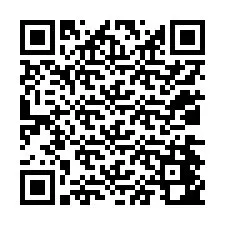 QR-код для номера телефона +12034442248