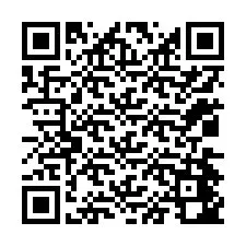 QR kód a telefonszámhoz +12034442251