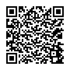 QR-code voor telefoonnummer +12034442259