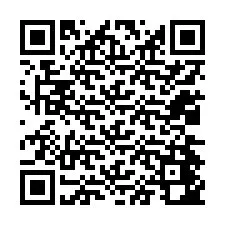 QR код за телефонен номер +12034442267