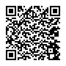 Kod QR dla numeru telefonu +12034442737