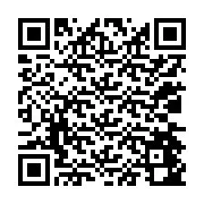 QR-koodi puhelinnumerolle +12034442738