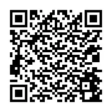 QR-koodi puhelinnumerolle +12034442740