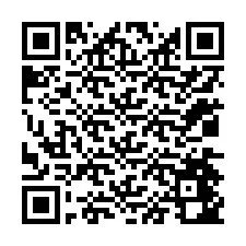 QR-koodi puhelinnumerolle +12034442741