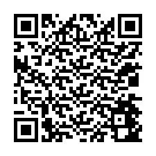 QR код за телефонен номер +12034442744