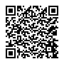 QR-koodi puhelinnumerolle +12034445569