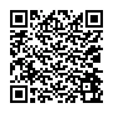 Código QR para número de telefone +12034462738