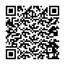 QR-koodi puhelinnumerolle +12034462743