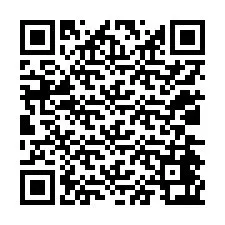 QR-koodi puhelinnumerolle +12034463878