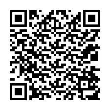 QR-koodi puhelinnumerolle +12034517645