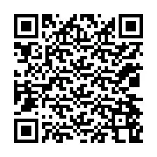 QR-koodi puhelinnumerolle +12034568291