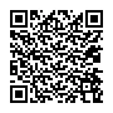 QR Code สำหรับหมายเลขโทรศัพท์ +12034568643