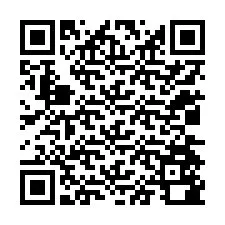 QR kód a telefonszámhoz +12034580364