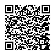 QR kód a telefonszámhoz +12034582344