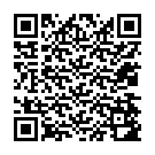 Código QR para número de teléfono +12034582487