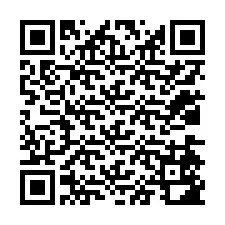 QR-code voor telefoonnummer +12034582809