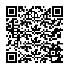 QR-koodi puhelinnumerolle +12034582905