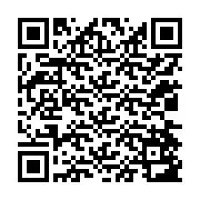 Codice QR per il numero di telefono +12034583624