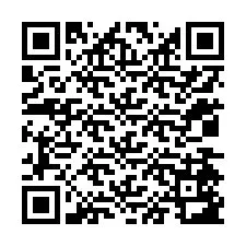 Codice QR per il numero di telefono +12034583880