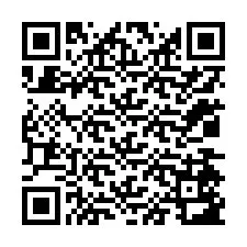 QR-koodi puhelinnumerolle +12034583881